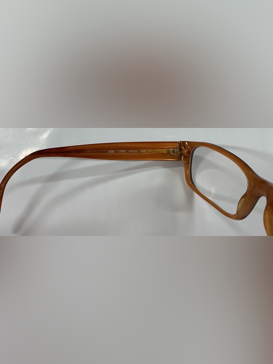 CHANEL Black Front with Amber/Tortoiseshell Temples Glasses SG1-28 - Picture 7 of 8